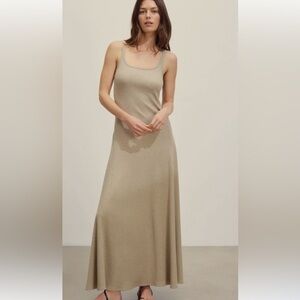 Buck Mason Surplus Rib Scoop Neck Tank Dress SZ M